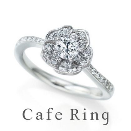 【BROOCH(ブローチ)】【ホワイトローズ】華やかな大人花嫁リング　存在感も抜群！