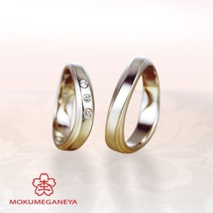 【BROOCH(ブローチ)】【杢目金屋】細身でシンプルながらも個性を演出できる結婚指輪。