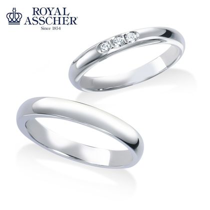 【一真堂】WRB072(ダイヤモンド3石タイプ)/WRA061