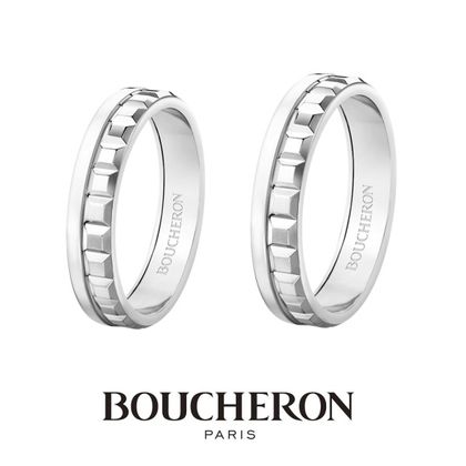 【アイアイイスズ ブライダル】【ブシュロン】キャトル ラディアント マリッジリング