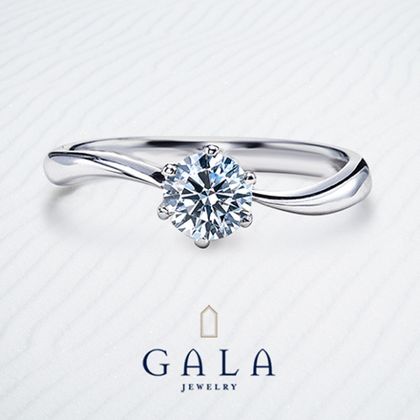 【GALA JEWELRY(ガラジュエリー)】GALA_【0.5カラット】エンゲージリング_上質なシンプル