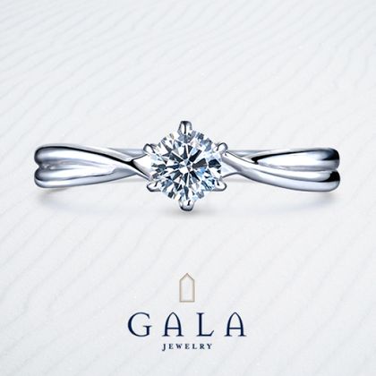 【GALA JEWELRY(ガラジュエリー)】GALA_【0.3カラット】エンゲージリング_上質なシンプル