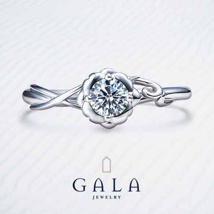 【GALA JEWELRY(ガラジュエリー)】【GALA】花びらに包まれ優しく輝く永遠の愛を象徴するダイヤモンド