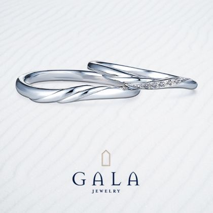 【GALA JEWELRY(ガラジュエリー)】【GALA】ぽってり感と華やかさで女性らしさ満載♪思わずときめくマリッジリング