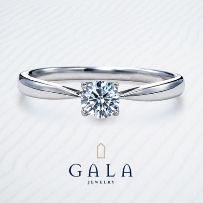 【GALA JEWELRY(ガラジュエリー)】【GALA】ダイヤモンドの輝きを堪能♪クラシカルなエンゲージリング＊