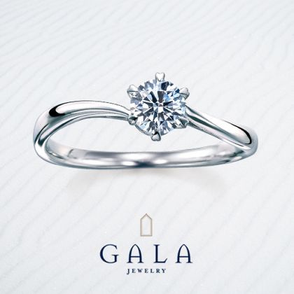 【GALA JEWELRY(ガラジュエリー)】GALA_【0.2カラット】エンゲージリング_上質なシンプル