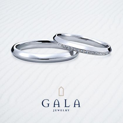 【GALA JEWELRY(ガラジュエリー)】【GALA】ダイヤの向きを逆転できる！シンプルもゴージャスも楽しめるデザイン♪