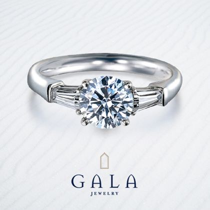 【GALA JEWELRY(ガラジュエリー)】【GALA】サイドのテーパードカットが凛とした輝きを放つ