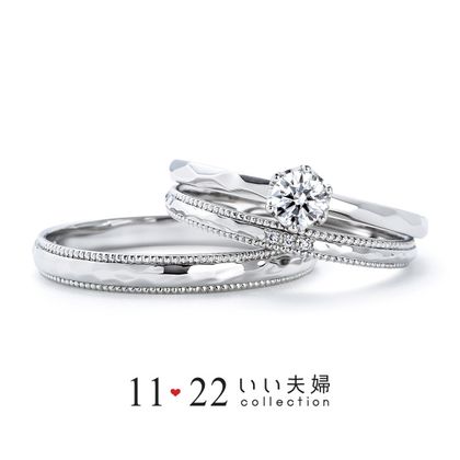 【VANillA(ヴァニラ)】【 セットリング 】 えがお（IFE001 / IFM101W / IFM001G）