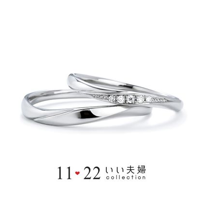 【VANillA(ヴァニラ)】【 結婚指輪 】 みらい（IFM119W / IFM019G）