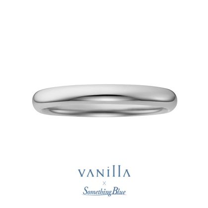 【VANillA(ヴァニラ)】【Lilas -リラ-】 カスタムオーダーリング ： プラチナ / ミラー加工 / ダイヤ無し / 2.8mm幅