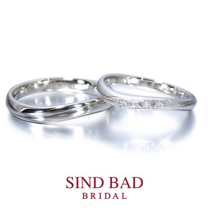 【SIND BAD(シンドバット)】香波 -Kaori- ウェーブタイプ　センターにラインのアクセント