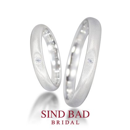 【SIND BAD(シンドバット)】-心合- Cocoa- マット加工　ダイヤモンド アレンジ