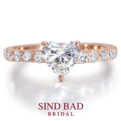 【SIND BAD(シンドバット)】懿 -うるわし- ハートシェイプ ピンクゴールド アレンジ