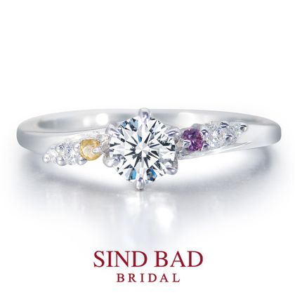 【SIND BAD(シンドバット)】廻 -MEGURU- アメジスト シトリントパーズ アレンジ 