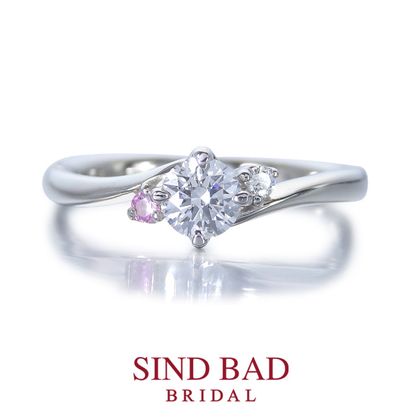 【SIND BAD(シンドバット)】【深海（みお）】深愛なる貴方と、いつまでも ピンクサファイア＆ダイヤモンド にアレンジ