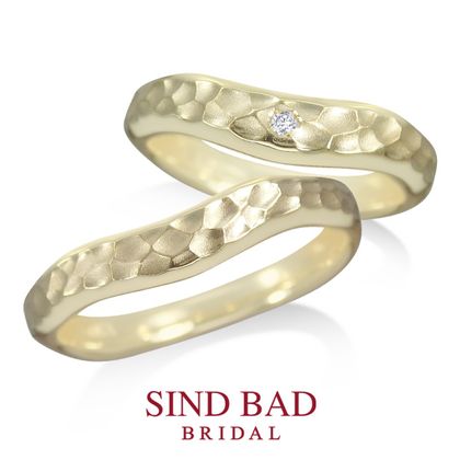 【SIND BAD(シンドバット)】 ハンマー仕上げ　hanmer V-line