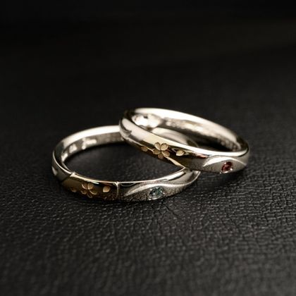 【入倉康ジュエリー工房】オーダーメイド事例◆結　カスタマイズ