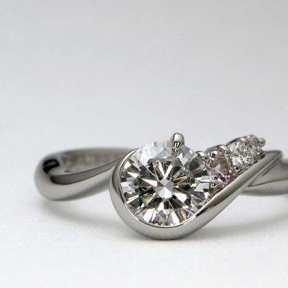 【入倉康ジュエリー工房】オーダーメイド事例◆海　カスタマイズ