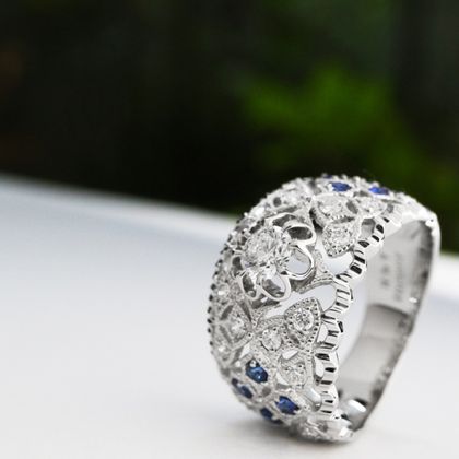 【入倉康ジュエリー工房】オーダーメイド事例◆デザイン№m32a　カスタマイズ