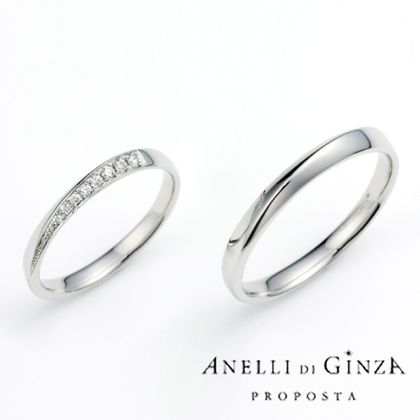 【JEWEL SEVEN BRIDAL(ジュエルセブンブライダル)】ANELLI DI GINZA PROPOSTA  -faggio-