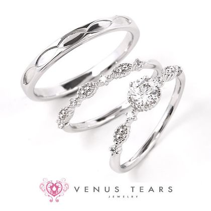【VENUS TEARS(ヴィーナスティアーズ)】《3本セット》｜0.3ctダイヤ込み価格｜【404】