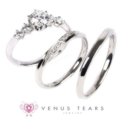 【VENUS TEARS(ヴィーナスティアーズ)】《3本セット》｜0.5ctダイヤ込み価格｜【501】