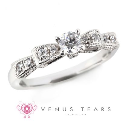 【VENUS TEARS(ヴィーナスティアーズ)】0.2ctダイヤ込み価格｜【RQ37-02】