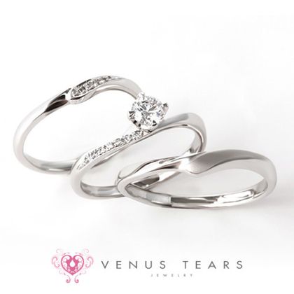 【VENUS TEARS(ヴィーナスティアーズ)】《3本セット》｜0.3ctダイヤ込み価格｜【402】