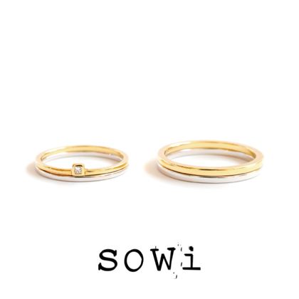 【TROA(トロア)】【代官山*sowi bridal】"おと”から生まれたブライダルリング-えんえん