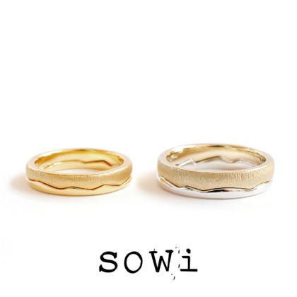 【TROA(トロア)】【代官山*sowi bridal】”おと”から生まれたブライダルリング-ぷかぷか