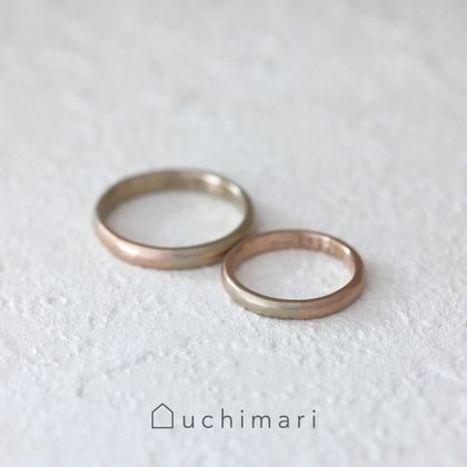 【uchimari(ウチマリ)】コンビネーションの結婚指輪