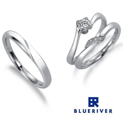 【JEWELRY OHASHI(ジュエリーオーハシ)】【ブルーリバー】SET RING　53640  /　B13069・B13070