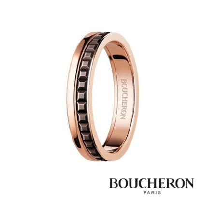 【JEWELRY OHASHI(ジュエリーオーハシ)】【ブシュロン】キャトルクラシック ハーフリング ブラウン