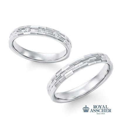 【JEWELRY OHASHI(ジュエリーオーハシ)】【ロイヤルアッシャー】WRA905 / WRB916　2025年新作マリッジリング
