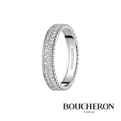 【JEWELRY OHASHI(ジュエリーオーハシ)】【ブシュロン】キャトルラディアントリング　ハーフ　フルパヴェ