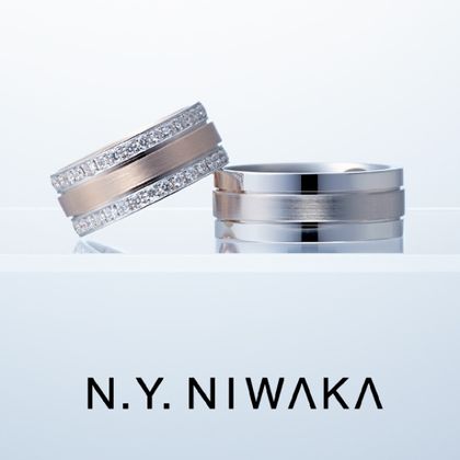 RESONANCE YF04(左), YW115(右) [結婚指輪] N.Y.NIWAKA