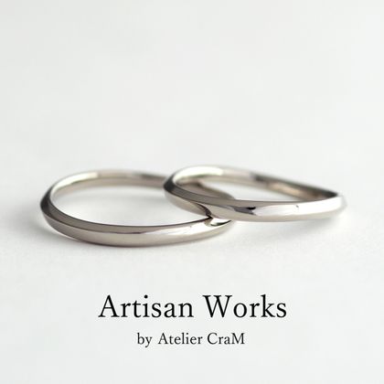 【atelier CraM(アトリエ クラム)】【Calmato - カルマート】ペアで15万円以下のマリッジリングコレクション