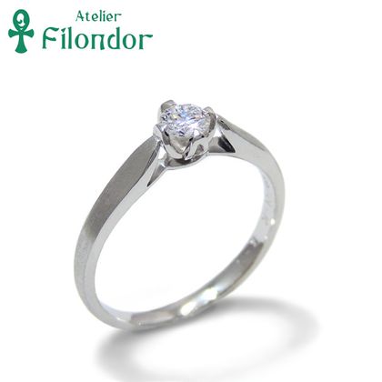 【アトリエフィロンドール】【アトリエ・フィロンドール】HISTOIRE シルクラインマット仕上げがしっとり輝くシンプルリング Lucas -リュカ-