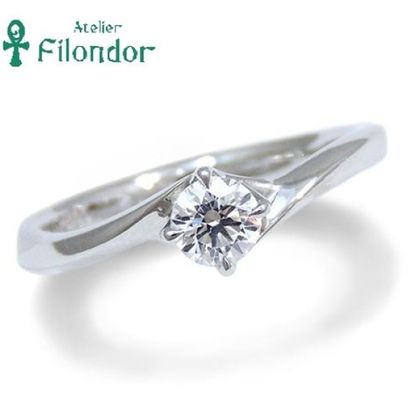 【アトリエフィロンドール】【アトリエ・フィロンドール】シンプルで上質なエンゲージリング