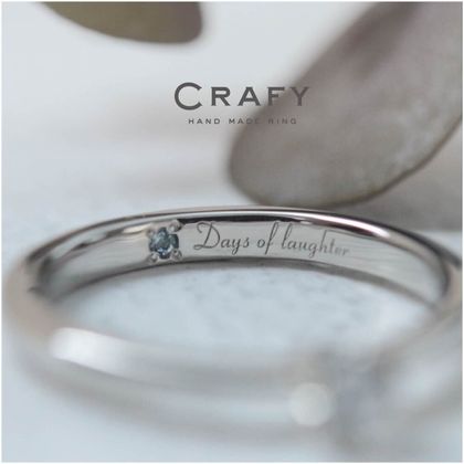 【CRAFY(クラフィ)】【サプライズで作る】内側に込めるメッセージ 手作り婚約指輪