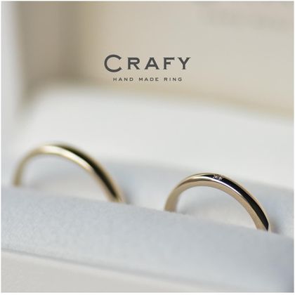 【CRAFY(クラフィ)】【ふたりで手作り】13種類から選べる！カラーゴールドで作る、手作り結婚指輪