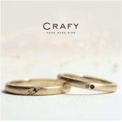 【CRAFY(クラフィ)】【ふたりで手作り】選べる素材13種類！豊富なカラーゴールドで作る結婚指輪