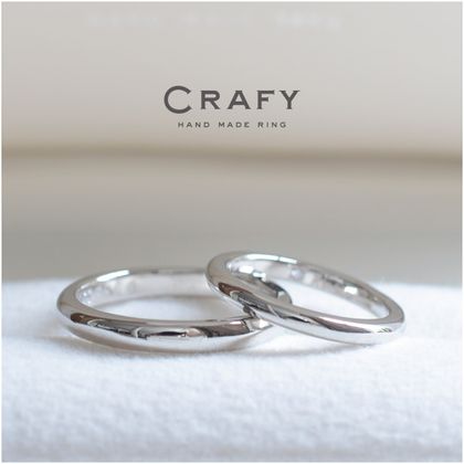 【CRAFY(クラフィ)】【ふたりで手作り】当日持ち帰りOK！王道プラチナの手作り結婚指輪