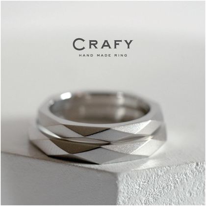 【CRAFY(クラフィ)】【ふたりで手作り】多面体デザインも手作りで叶う！