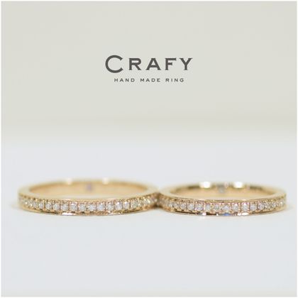 【CRAFY(クラフィ)】【ふたりで手作り】ペアエタニティで誓いを刻む、手作り結婚指輪