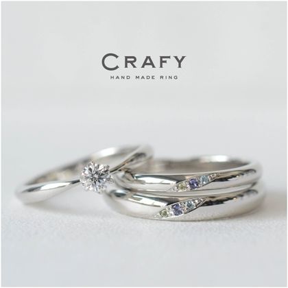 【CRAFY(クラフィ)】【手作りで想いを込める】3本セットなら誕生石6石が選べる！