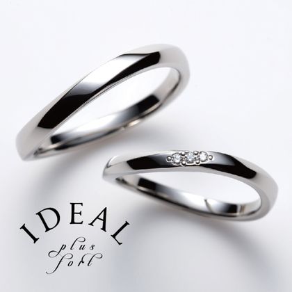 【IDEAL Plus fort(アイデアルプリュフォール)】LIEN～plus fortシリーズ～【鍛造製法の結婚指輪】