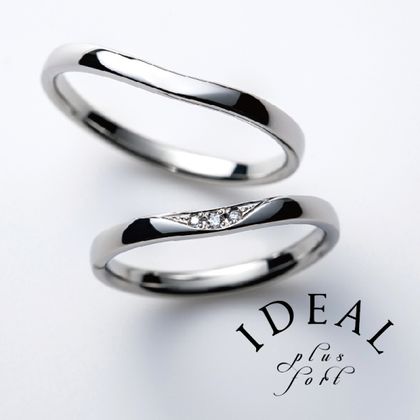 【IDEAL Plus fort(アイデアルプリュフォール)】JOLIE～plus fortシリーズ～【鍛造製法の結婚指輪】