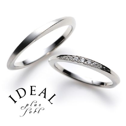 【IDEAL Plus fort(アイデアルプリュフォール)】SCINTILLER～plus fortシリーズ～【鍛造製法の結婚指輪】
